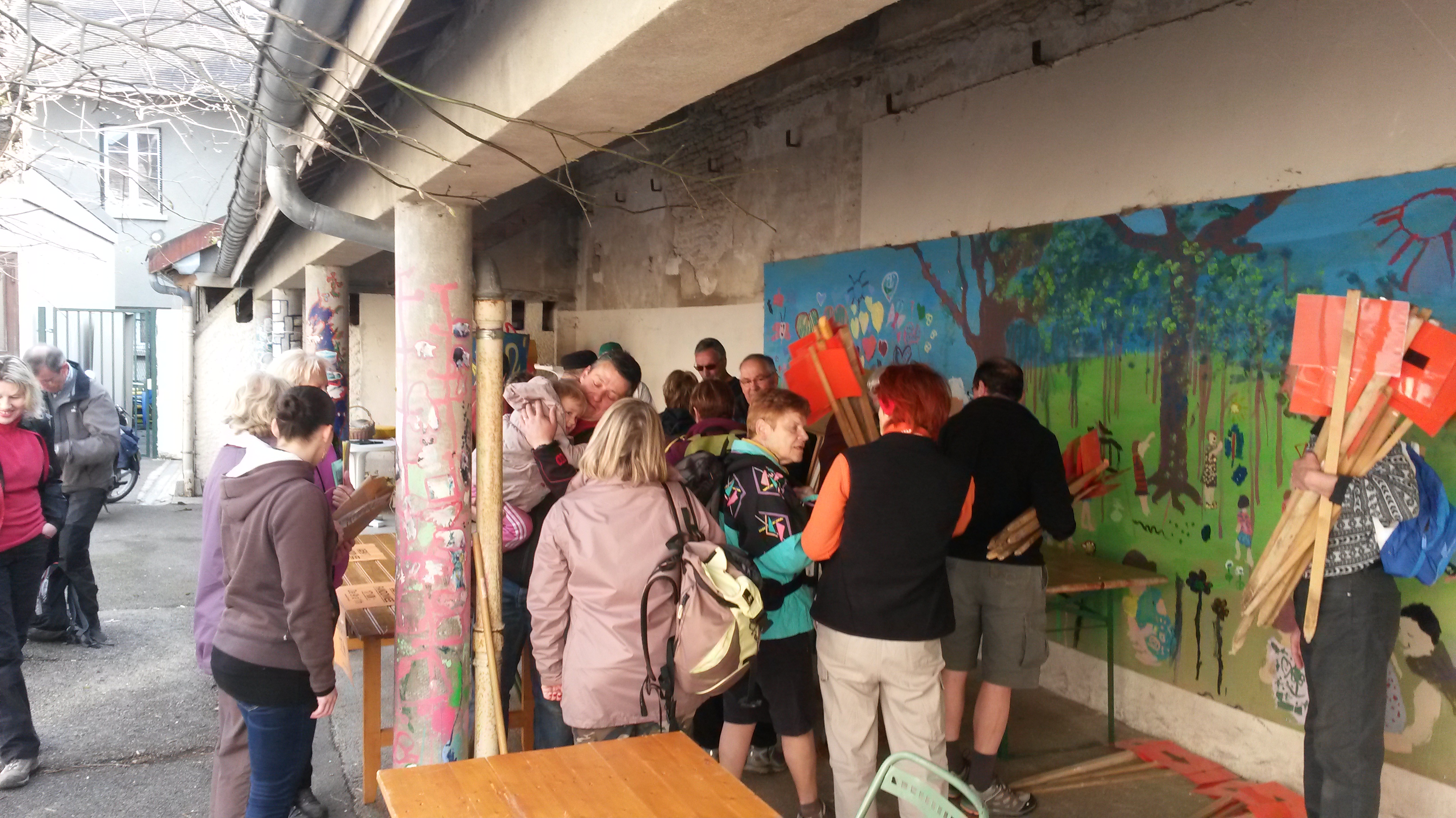 Les bénévoles finalisent la préparation de la randonnée de la MPT de Bar sur Aube