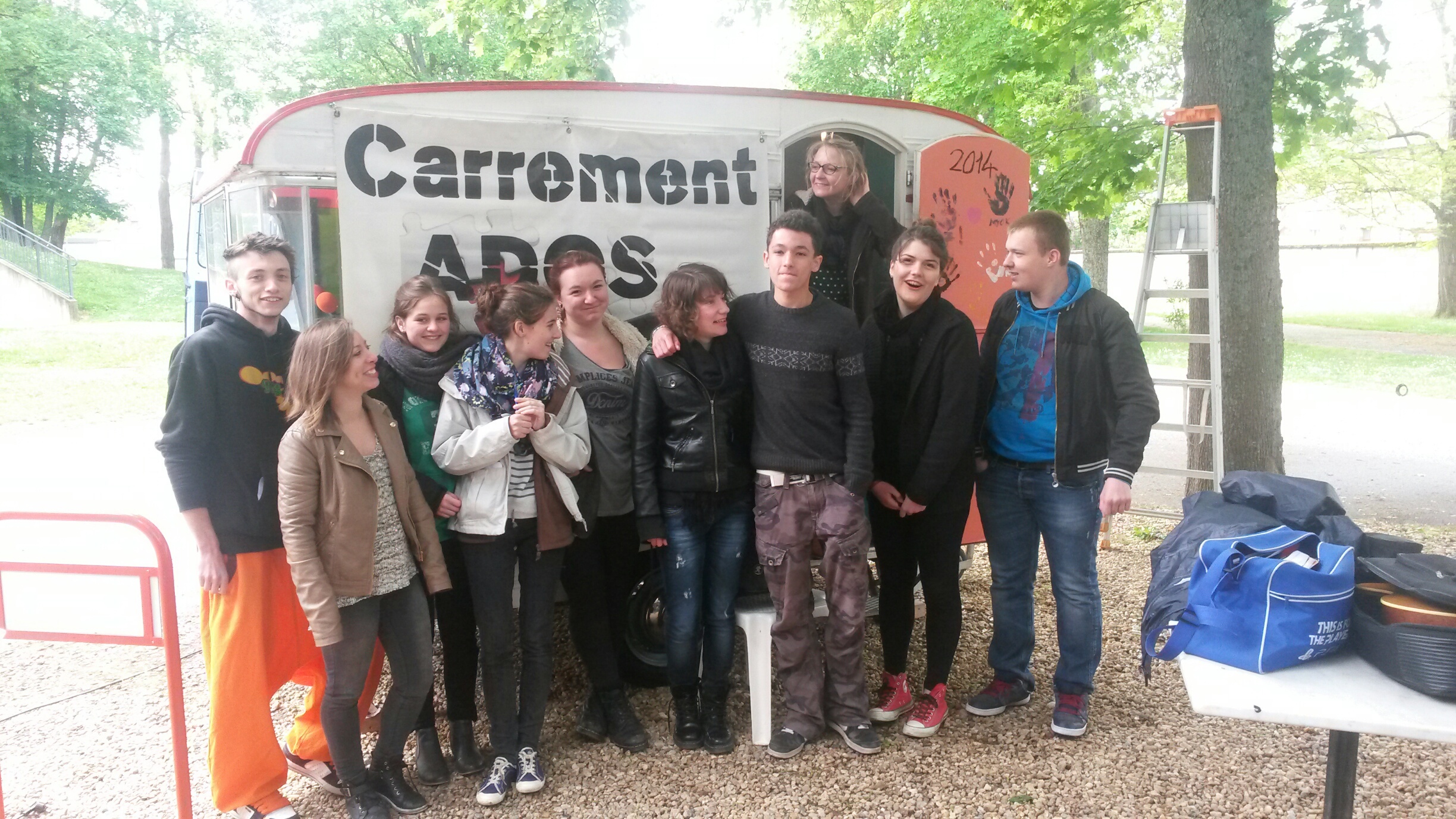 Des jeunes de la MPT Centre Social de retour du Printemps de Bourges