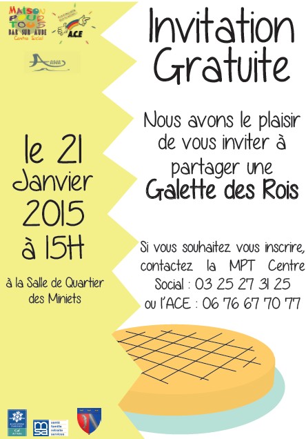 Galette des rois aux Miniets et aux Varennes