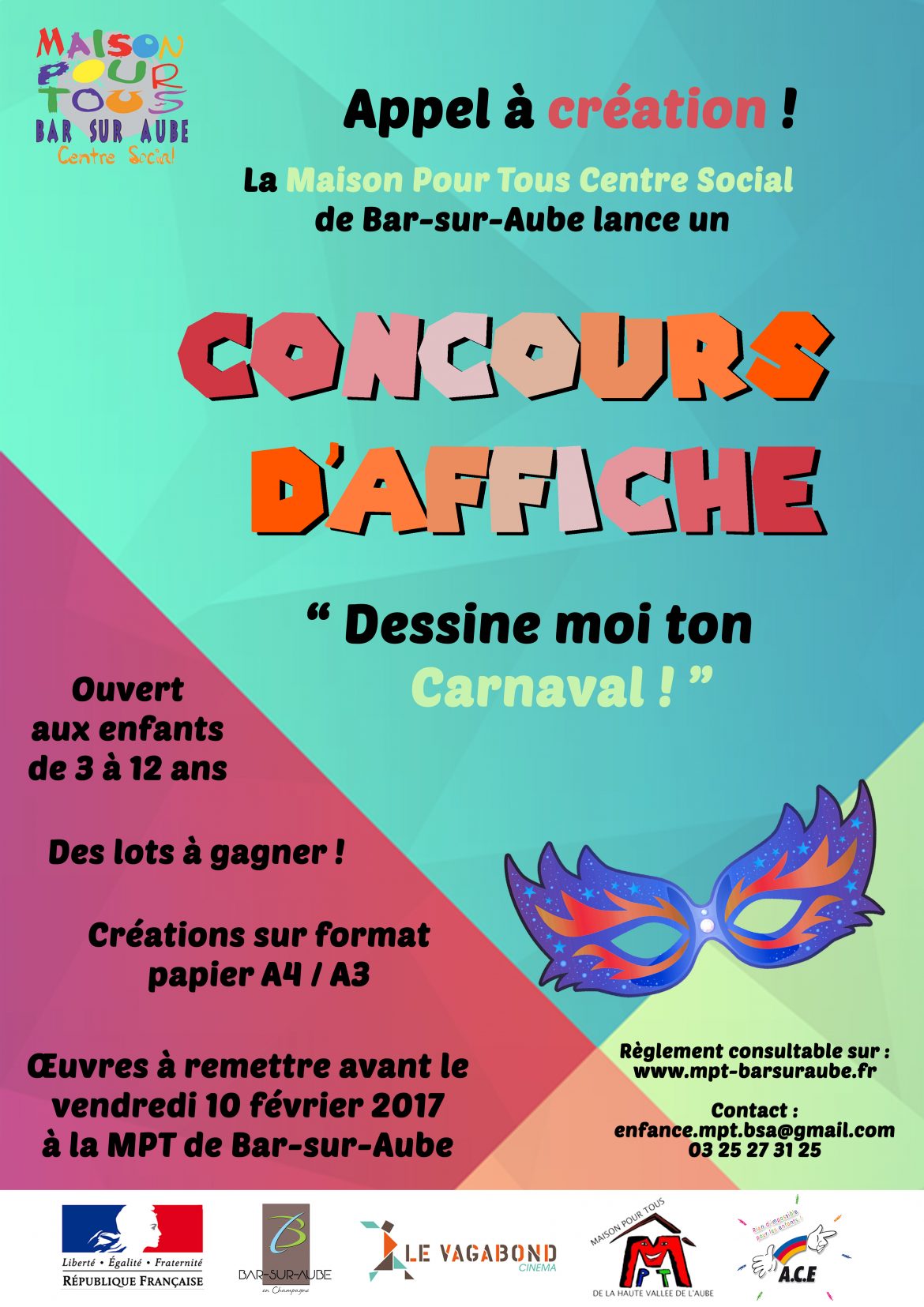 Concours d&rsquo;affiche « Dessine-moi ton carnaval ! »