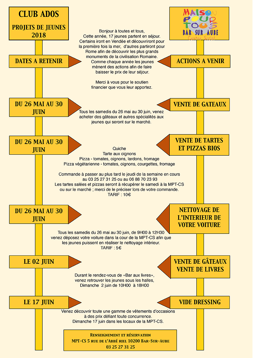 [Club Ados] Pleins de projets pour l&rsquo;été en vue !