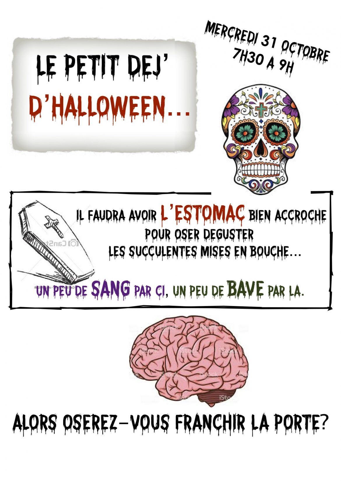 « petit déj&rsquo; familles » Halloween