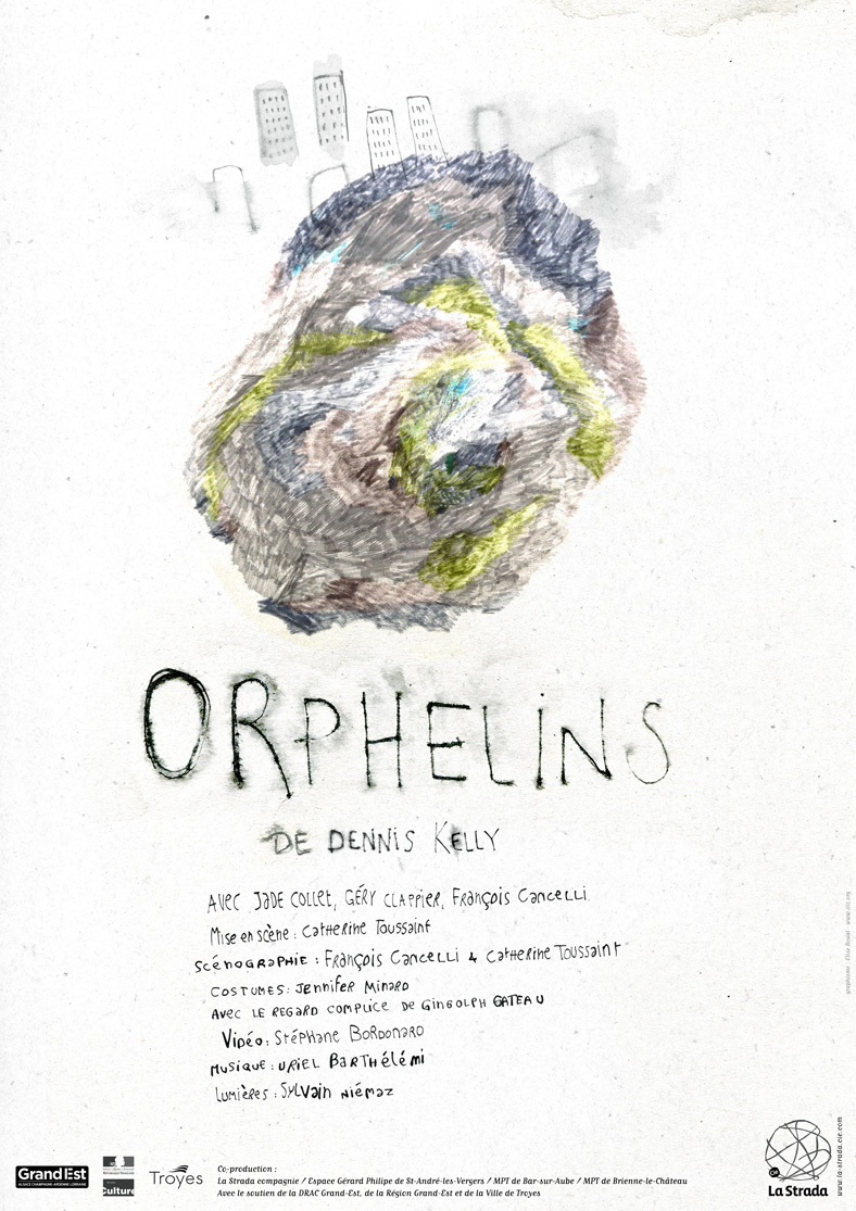 ORPHELINS avec la Cie La Strada – Jeudi 17 janvier 2019 à 20h à l’espace Davot !