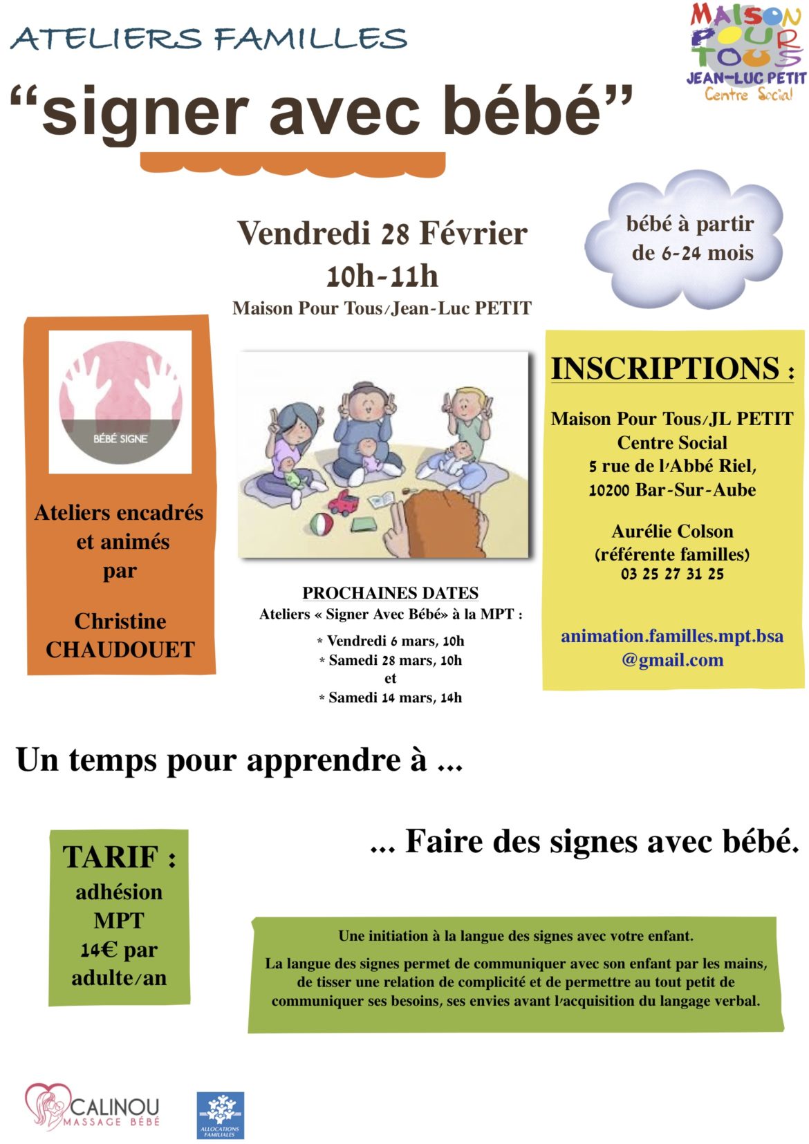 La langue des signes avec bébé