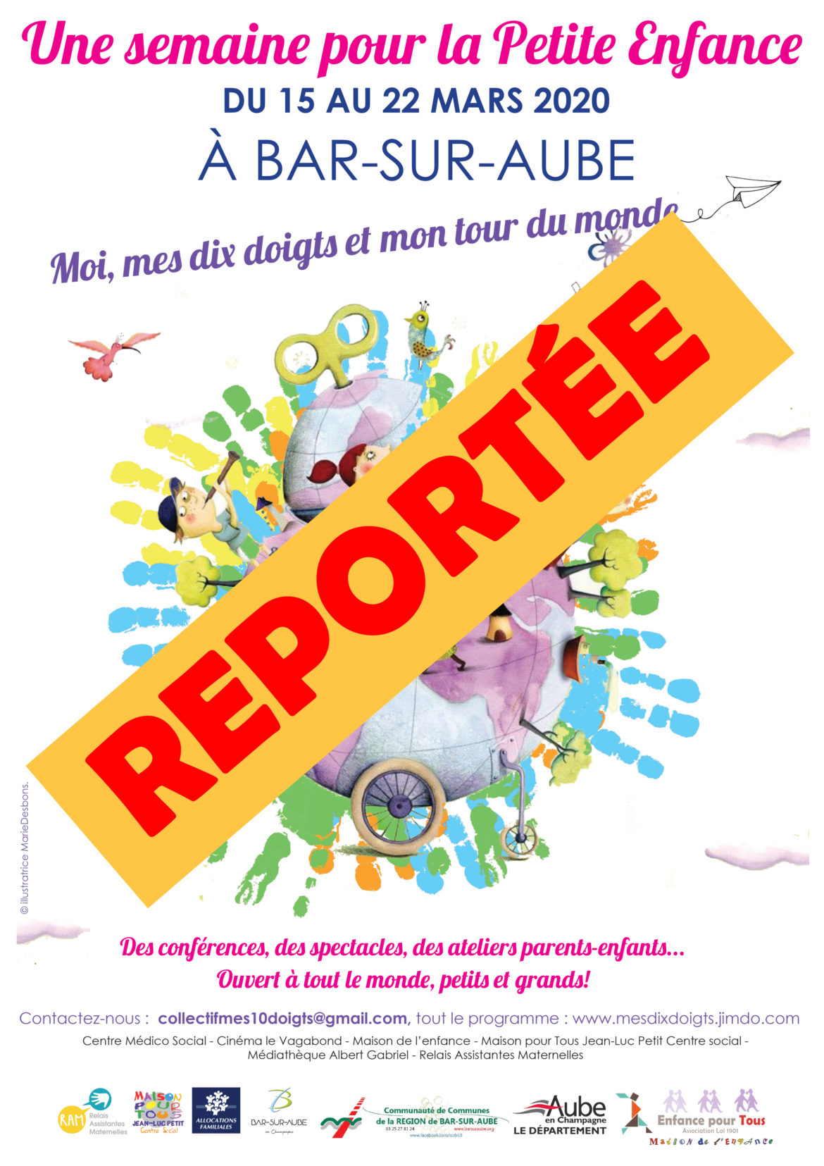 Une Semaine de la Petite Enfance reportée…