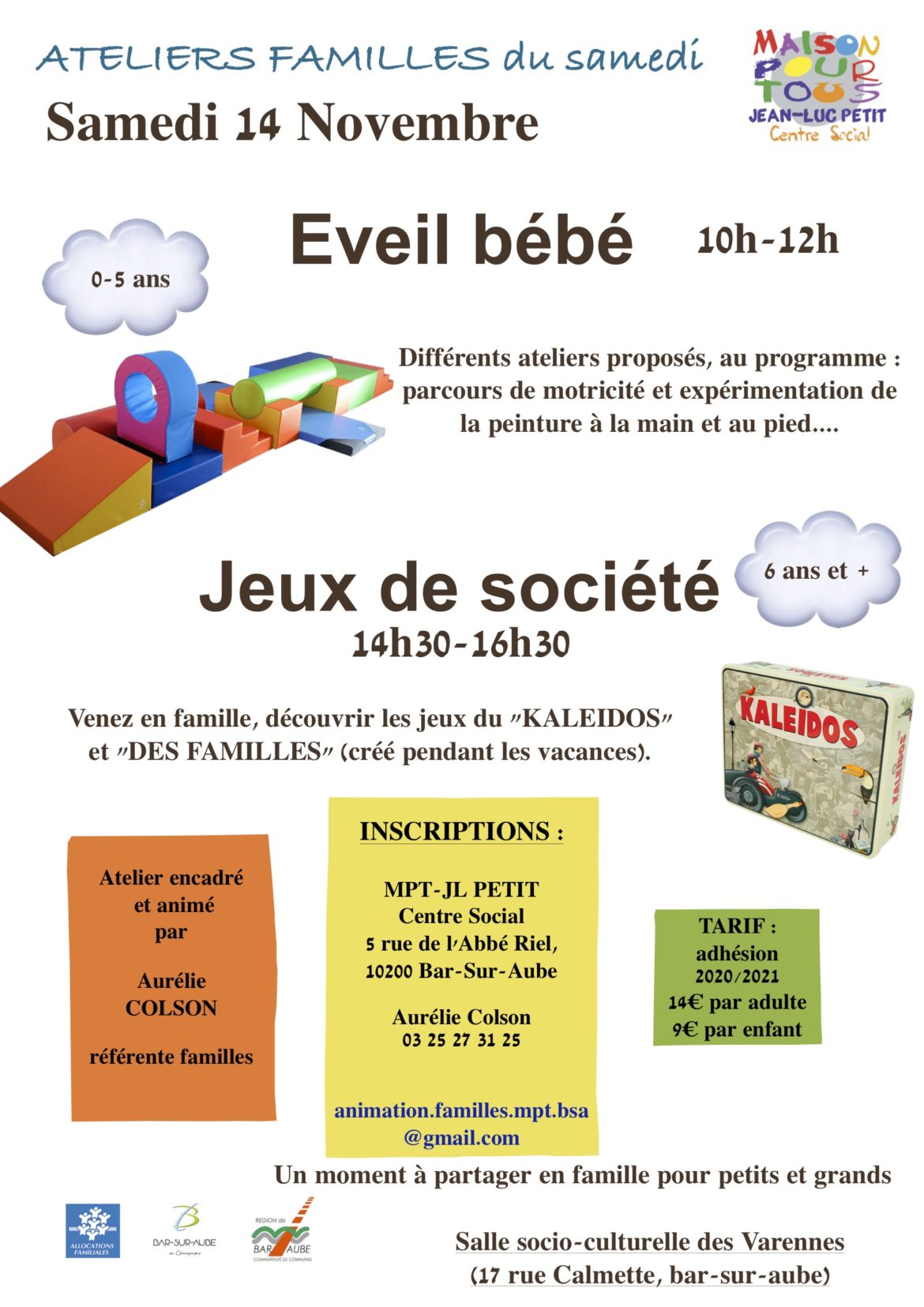 les ateliers familles du samedi