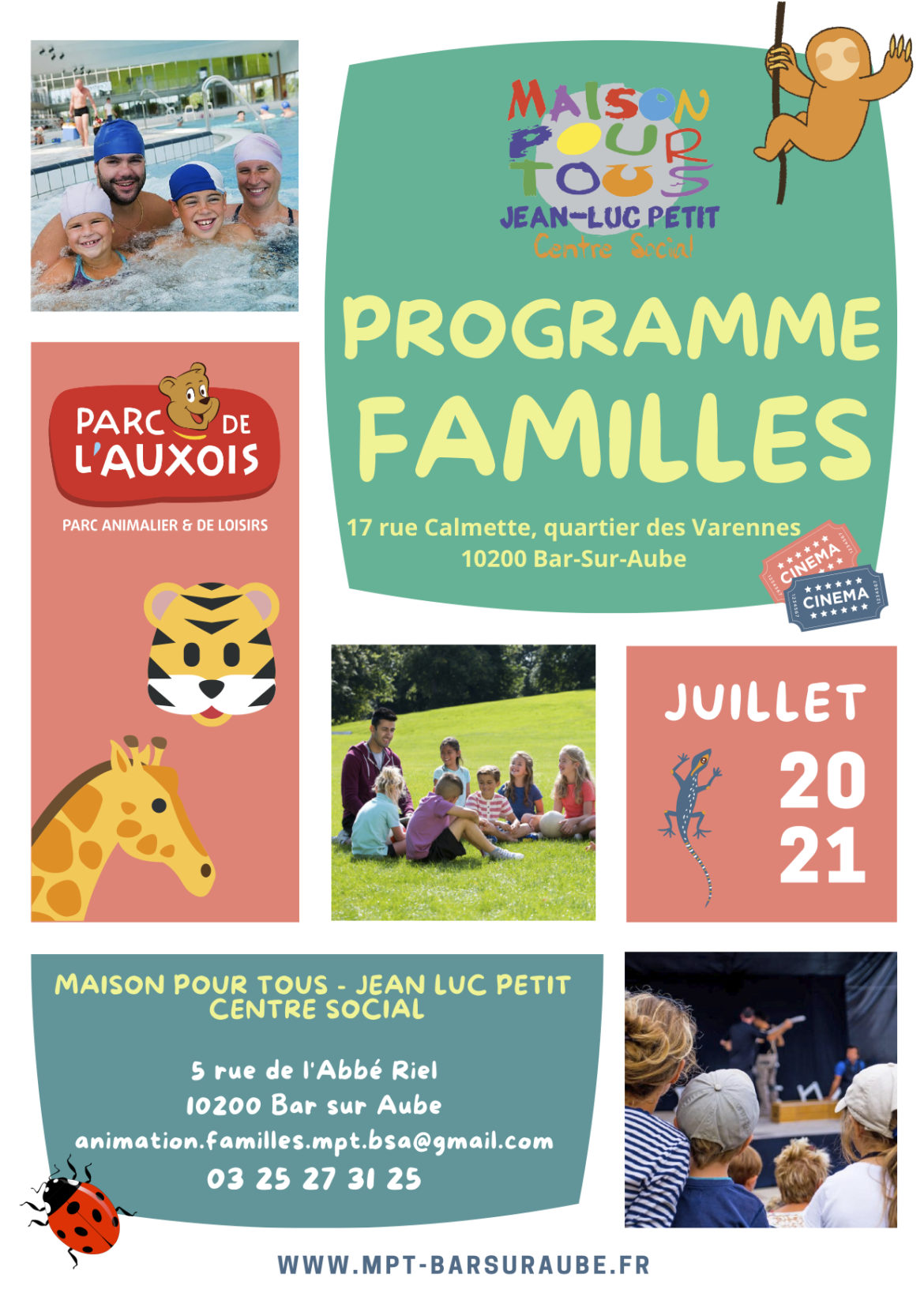 un été en familles avec les ateliers de la MPT