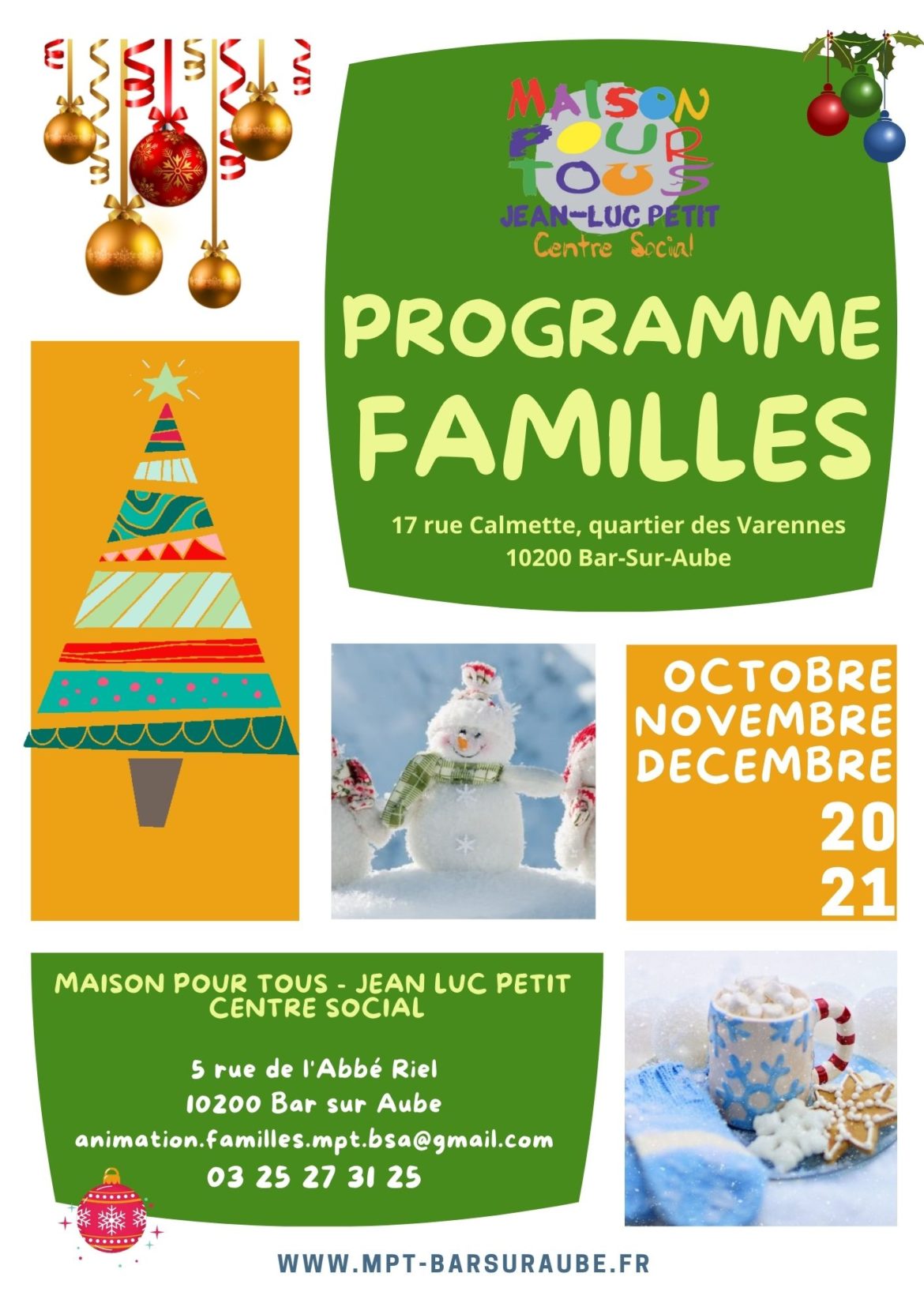 Des ateliers avec les familles