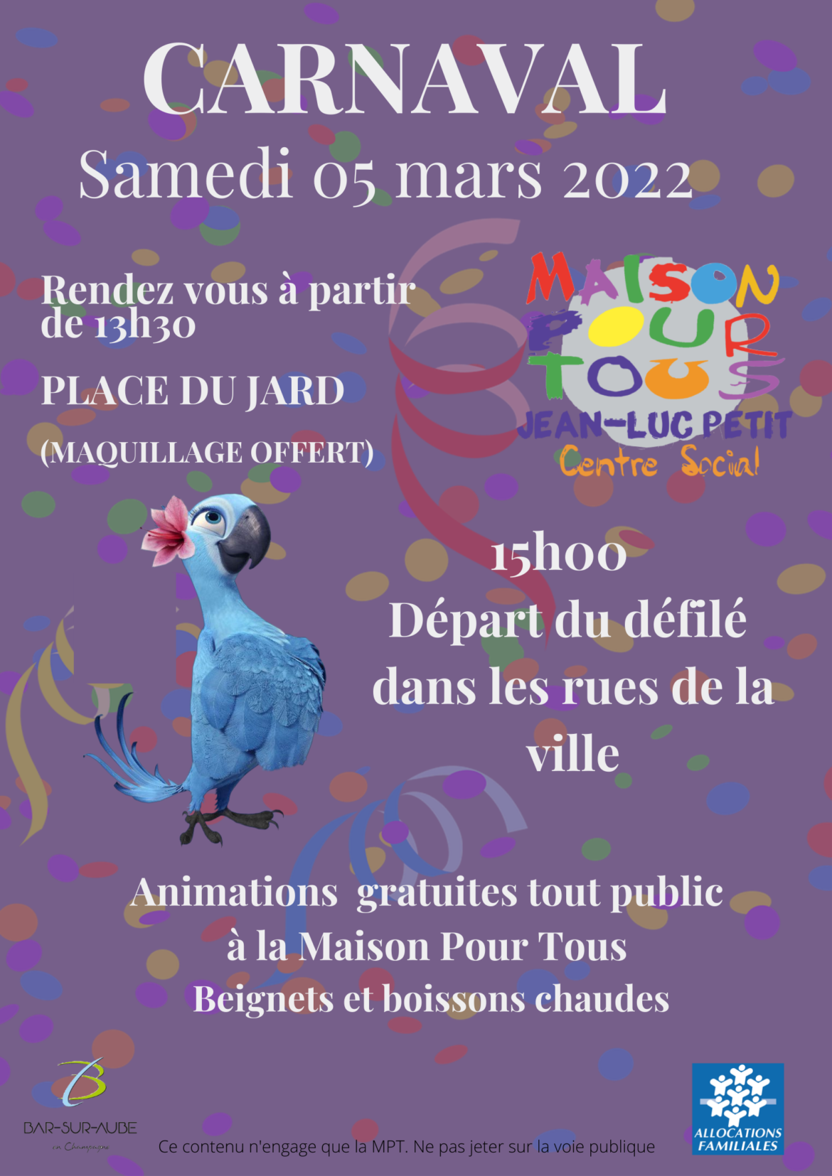 CARNAVAL 2022 – Samedi 05 mars !