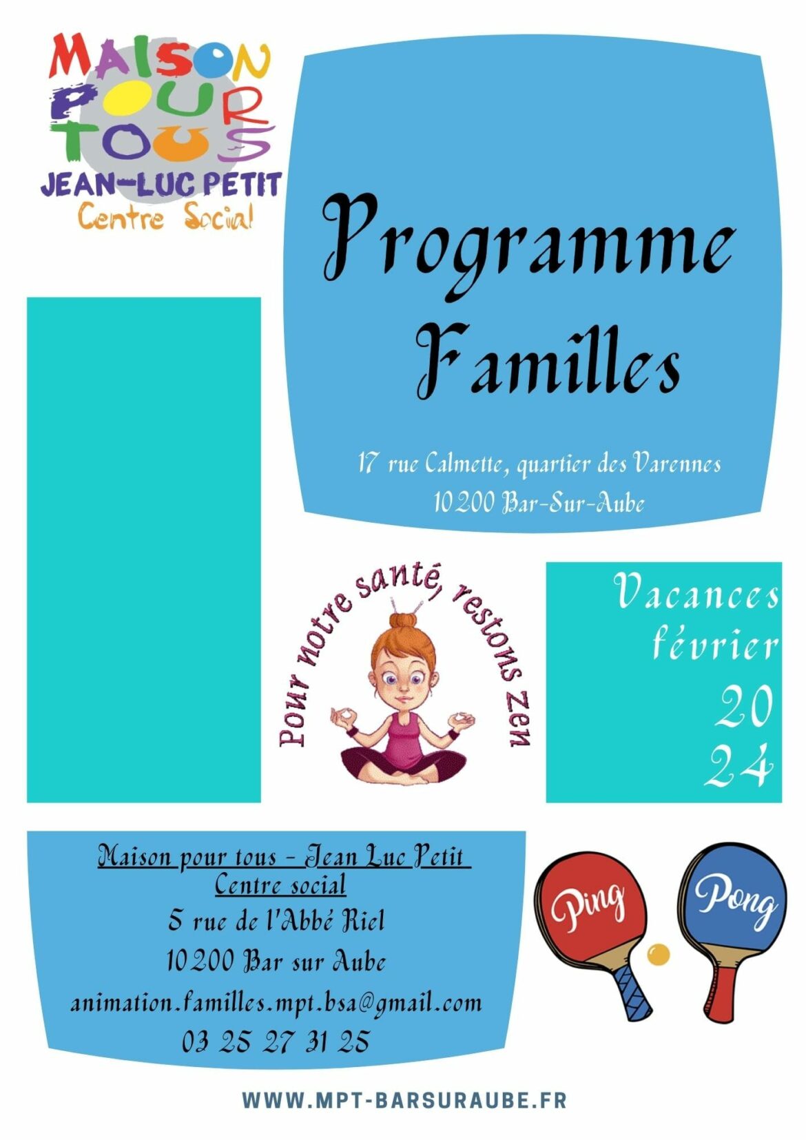 Programme famille vacances d&rsquo;hiver
