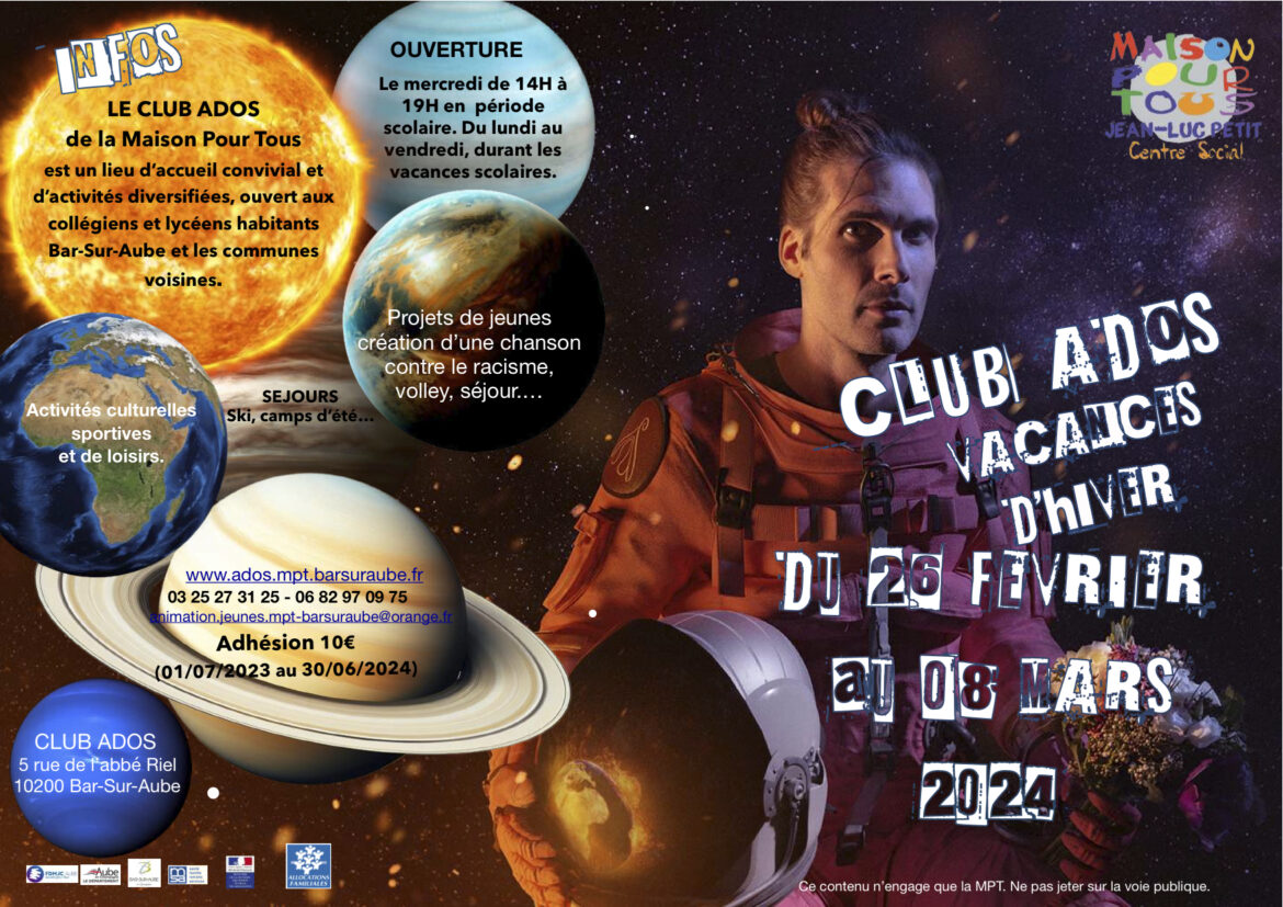 Programme ados vacances d&rsquo;hiver