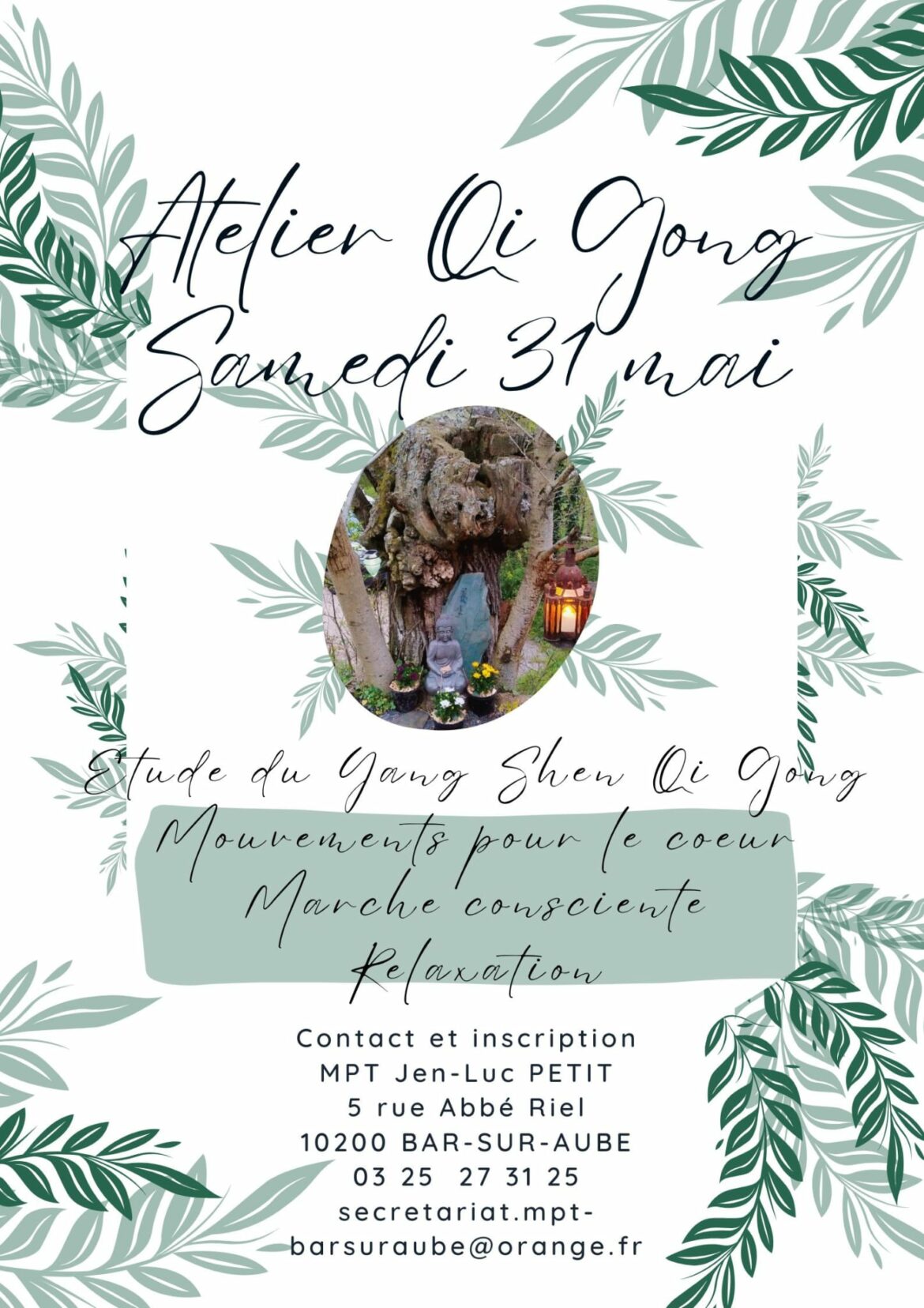 Prochaine séance de Qi Gong